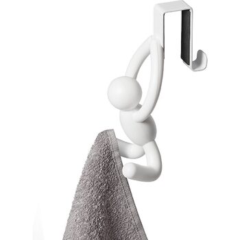 Набір з 2 надверних гачків білий Buddy Umbra