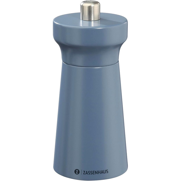 Пісок Zassenhaus WESTERLAND лакована деревина бука Головка млина з деревини бука з плавним регулюванням високопродуктивної керамічної шліфувальної машини Млин для спецій для солі 12 см, Ø 5,4 см (соляний млин, глибоководний)