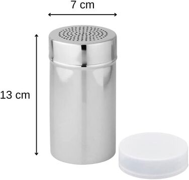 Шейкер з кришкою 7x13 см, тонкий Fackelmann