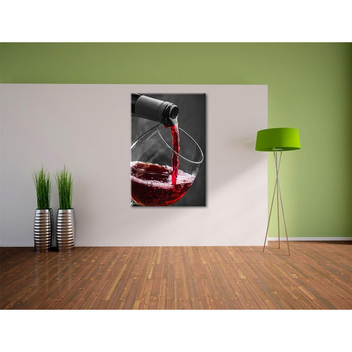 Смачне червоне вино, картина 80 x 60 см Pixxprint