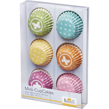 Набір форм для випічки міні-капкейков, 108 шт, 4,5 см, Vintage Memories RBV Birkmann