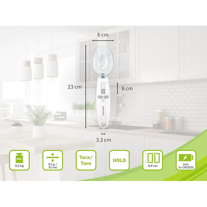 Цифрові кухонні ваги 500 г Soehnle