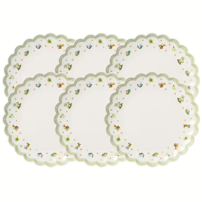 Тарілка для десерту Easter Delight Villeroy & Boch, 21,9 см, набір 6 предметів