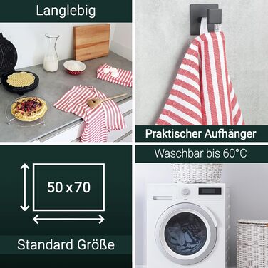 Набір кухонних рушників з 5 предметів 50 x 70 см ZOLLNER