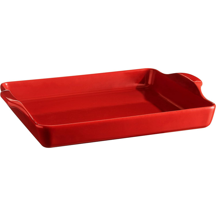 Глубокая форма для выпечки прямоугольная 40 x 32 см, бордовая Emile Henry