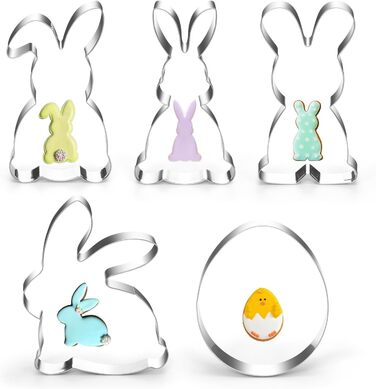 Різдвяні формочки для печива, набір формочок для печива гном Санта Клаус, формочка для печива з нержавіючої сталі у формі лося, формочка для печива з 4 головами лося, подарункові формочки для печива для випікання помадних тортів (барвиста тема A7)