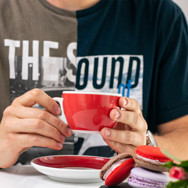 36127 Чашка espresso 75 мл Red Decal Print серія 'Verona Millecolori'