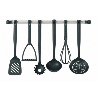 Ложка поварская 32,5 см черная Basic Brabantia