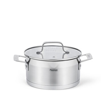 Кастрюля со стеклянной крышкой 20 см 3,1 л FOBUS Fissman