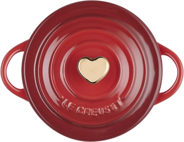 Мини-кокотница с крышкой 0,25 л Heart Le Creuset
