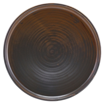 Тарелка презентационная 21x2,2 см с низким вертикальным бортом, Terra Porcelain Rustic Copper, GenWare