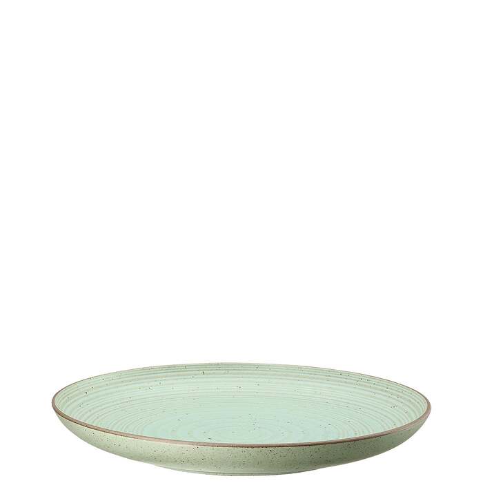Тарілка 27 см, зелена Nature Leaf Thomas