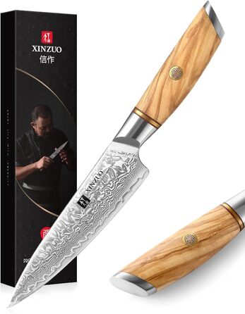 Універсальний ніж 13 см, дамаська сталь XINZUO