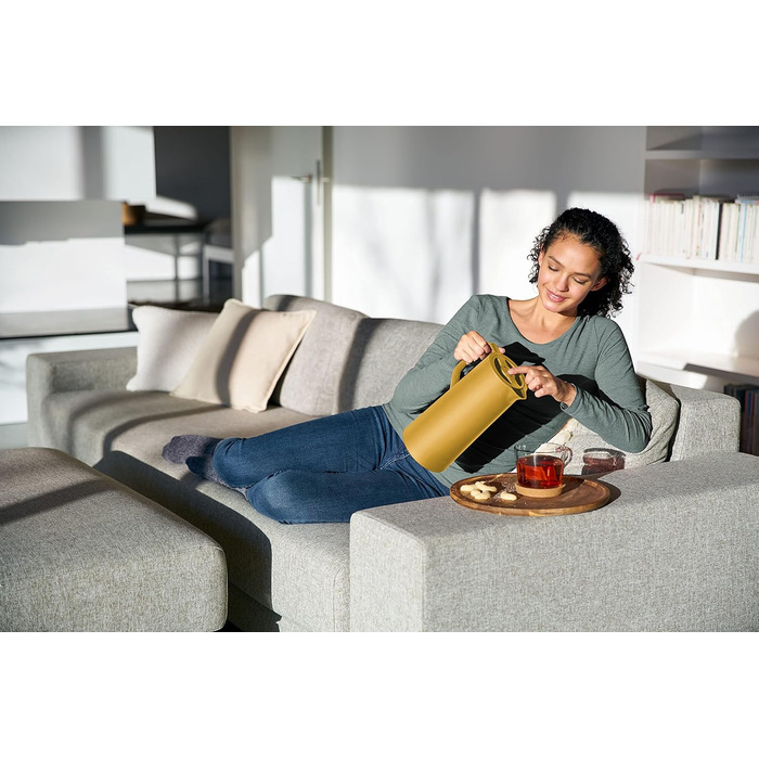 Термокувшин 1 л, горчично-красный Motiva Emsa