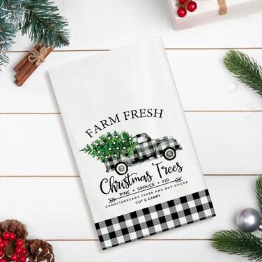 Набор из 2 рождественских кухонных полотенец 45 x 65 см, набор G Ohok