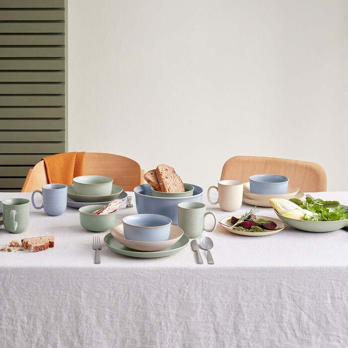 Тарілка 27 см, синя Nature Water Thomas