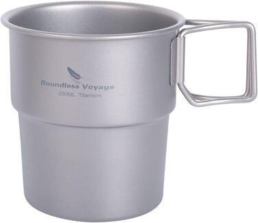 Кемпінгова кружка без кришки, 250 мл. iBasingo