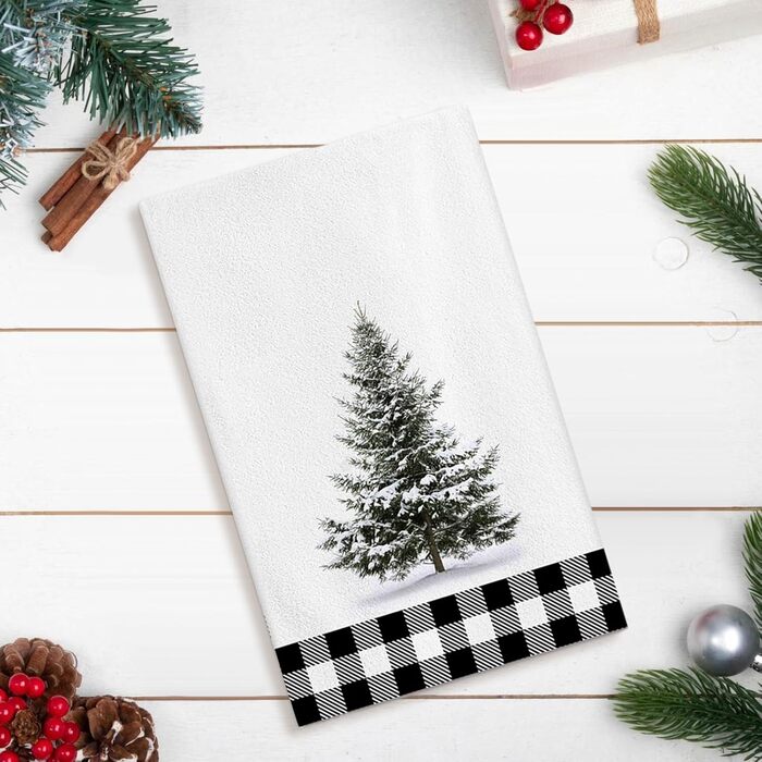 Набір з 4 різдвяних кухонних рушників 45 x 65 см, набір K Ohok