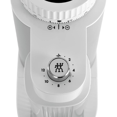 Кавомолка сріблясто-біла Enfinigy Zwilling