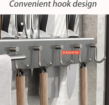 Настінний органайзер для кухонного приладдя 40 см CRCRC