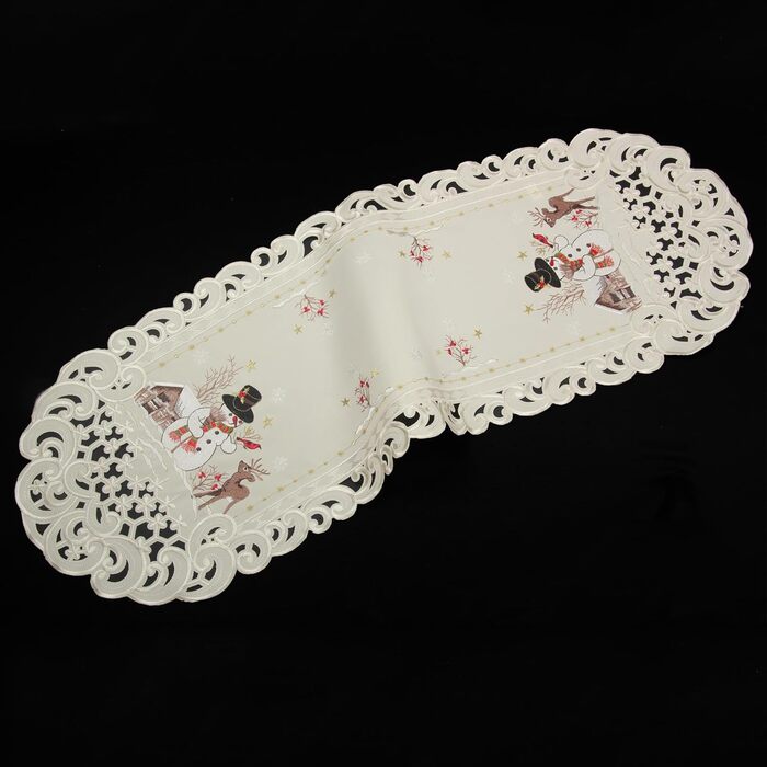 Різдвяна скатертина 38 x 108 см, овальна HanaQi