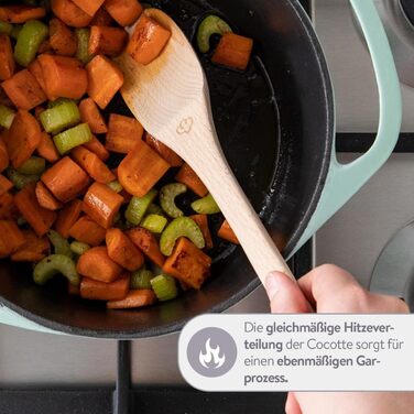 Кокотниця з кришкою 24 см, зелений Springlane Kitchen