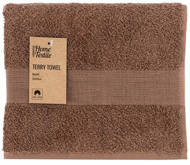 Рушник махровий Ardesto Benefit, 50х90см, 100% бавовна, коричневий