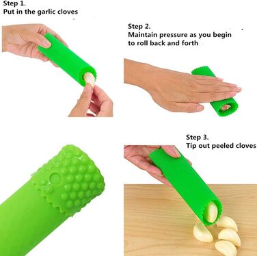 Часниковий прес з нержавіючої сталі 9,8 x 5 см Sinnsally