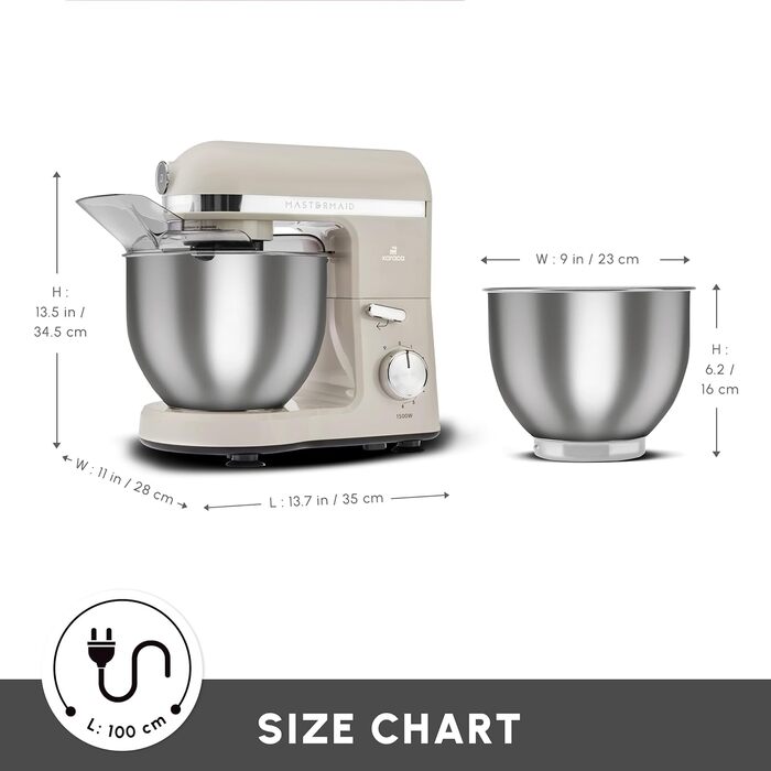 Миксер 5 л. 1500 Вт KARACA