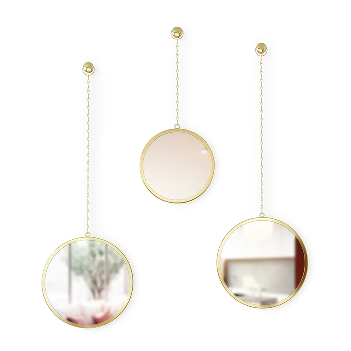 Дзеркала декоративні dima круглі латунь Umbra