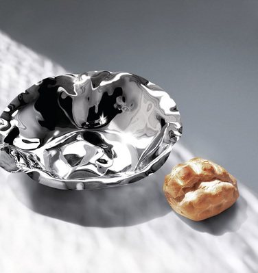 Блюдо 27,5х6,5х27,5 см черное Sarria Alessi