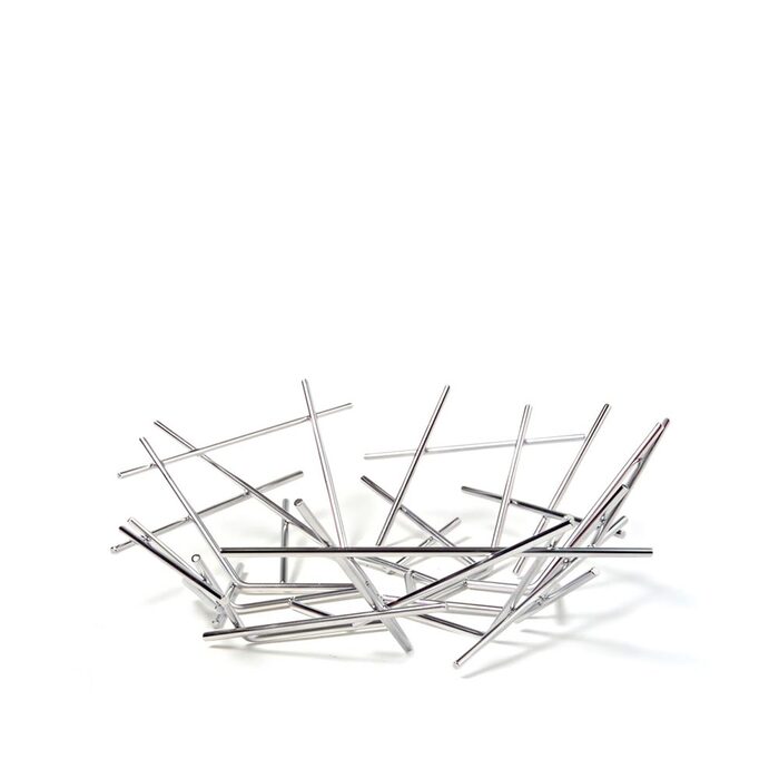 Блюдо 33х10,5х32 см металлик Blow Up Alessi