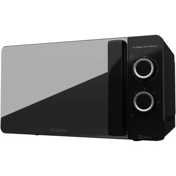 Мікрохвильова піч 1150 Вт, 20 л чорна ProClean 3040 Mirror Cecotec