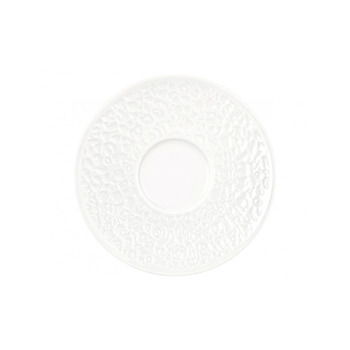 Блюдце комбіноване рельєфне 16,5 см, біле Nori-Home Seltmann Weiden