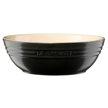 Салатник овальний 23 см, чорний Le Creuset