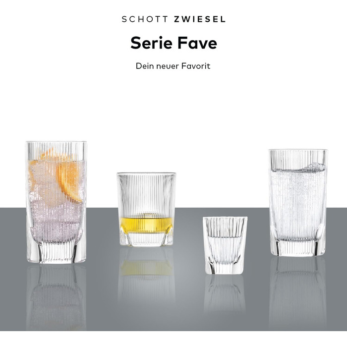 Набір келихів для лонгдрінків 4 шт 410 мл Fave Schott Zwiesel