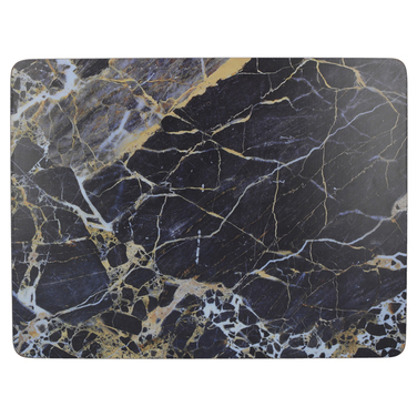 Набір пробкових підставок під тарілки CreativeTops Navy Marble, 30 x 23 см, 6 шт.