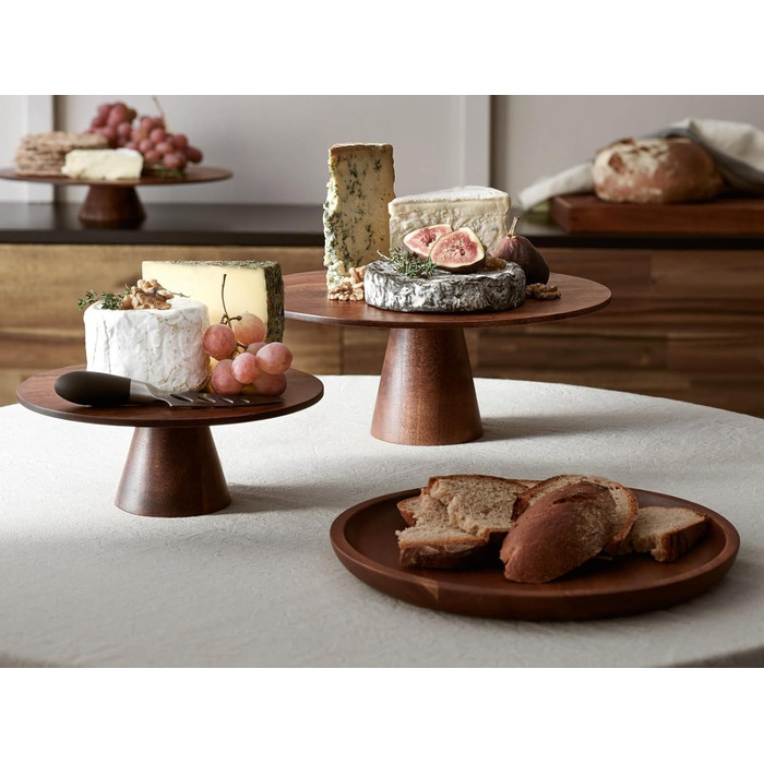 Підставка для торта дерев'яна 29 см Wood ASA