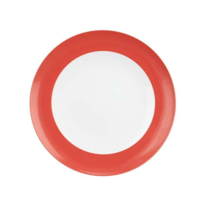 Обідня тарілка 27 см біло-червона Liberty Pure Colors Seltmann Weiden
