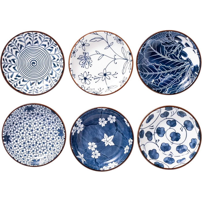 Керамические соусницы в японском стиле 6 шт 85 мл Swuut