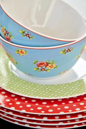 Набір посуду на 4 персони, 16 предметів, Emily Creatable