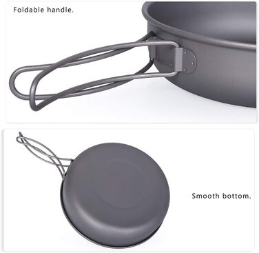 Титанова сковорода зі складною ручкою Ti15144B Boundless Voyage