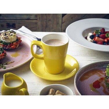 Блюдце 16 см, жовте, Color Tea, GenWare