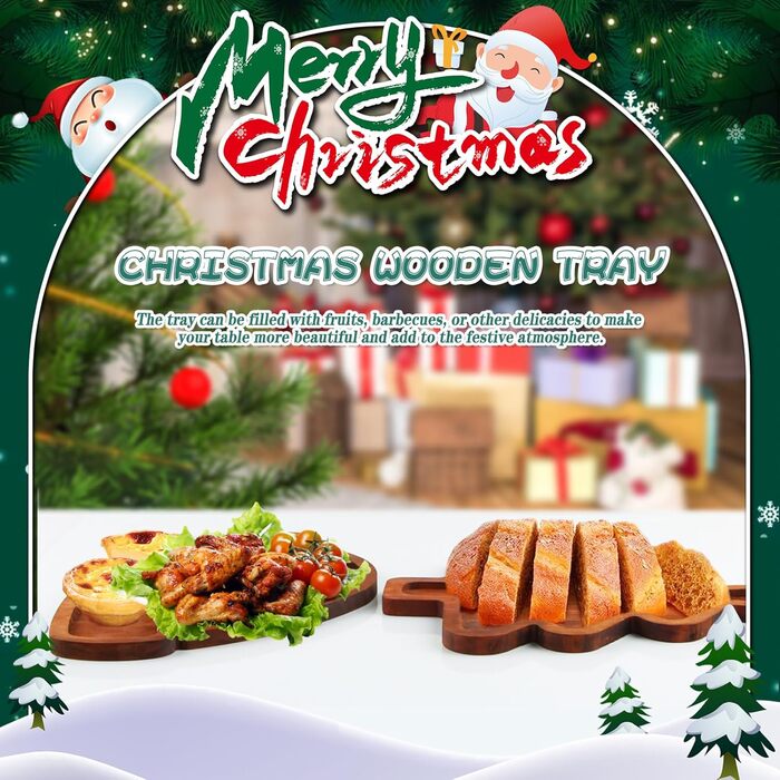 Тарелка для сладостей в форме рождественской елки Dwafill