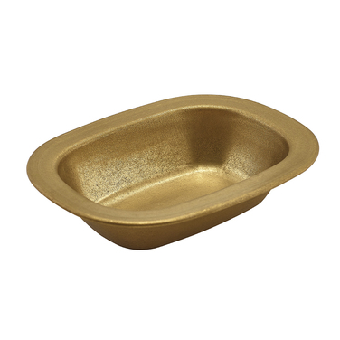 Салатник 16*12*3.5 см, 240 мл, Gold Vintage Steel, GenWare