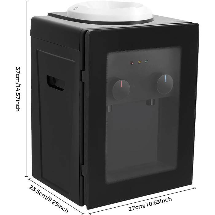 Електричний кулер для води 500 Вт чорний DHQCQL