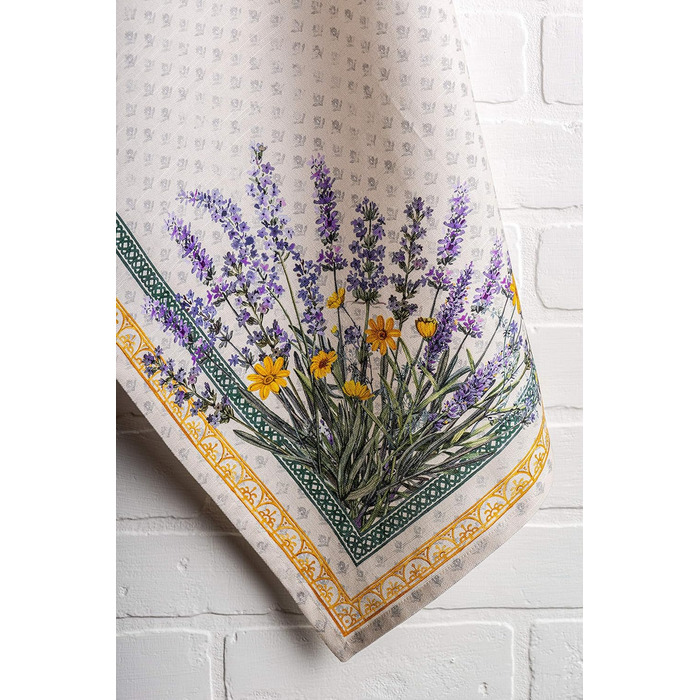 Набір із 3 багатоцільових кухонних рушників Maison d&39 Hermine Rural Christmas, 100 бавовна Барні рушники День подяки/Різдво (50 см x 70 см) (Фанні Лавандова)