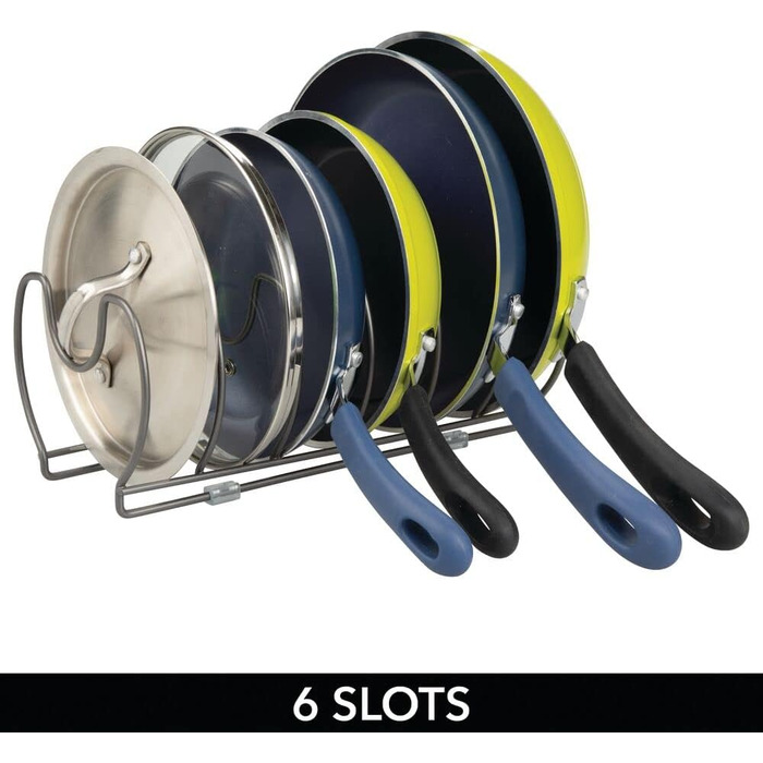 Підставка для посуду 33,5 x 16 x 13 см сіра mDesign