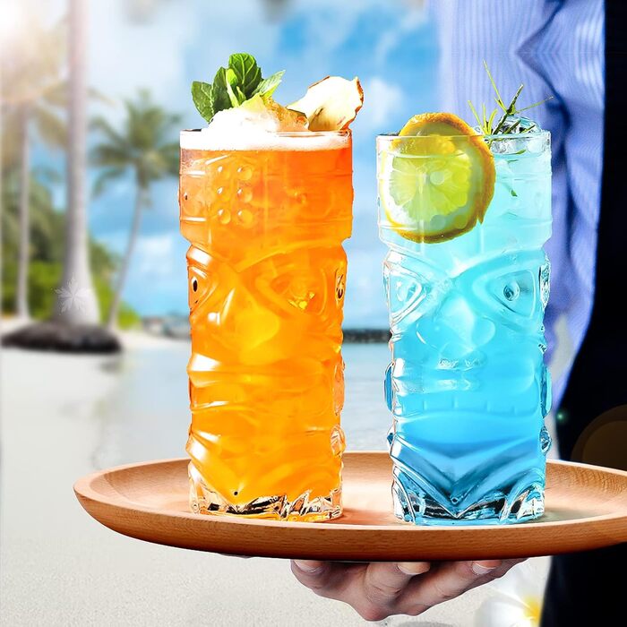 Набор бокалов в виде тики 420 мл INFTYLE