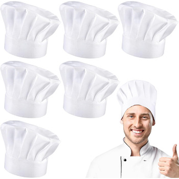 Шеф-кухар капелюх 6 шт білий taonganui